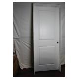 Smooth Extra White Interior Door with Hinges and Latchbolt Prep