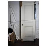 Unfinished Panel Door Pre-Hung with Pre-Drilled Borehole