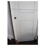 Unfinished Panel Door Pre-Hung with Pre-Drilled Borehole