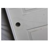 Unfinished Panel Door Pre-Hung with Pre-Drilled Borehole