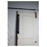 Unfinished Panel Door Pre-Hung with Pre-Drilled Borehole