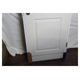 28 x 80 Inch Left Hand Molded 2-Panel Smooth Door with Flat Jamb