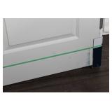 28 x 80 Inch Left Hand Molded 2-Panel Smooth Door with Flat Jamb