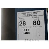 28x80 Left Hand 2-Panel Smooth Interior Door with Jamb