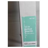 3.5 in Vertical Blind Kit 78 in W x 84 in L in White