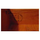 2pc Oak Cabinet. Beautiful. 75" x 45" x 19" (Contents not included)