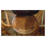 2 - Rattan Arm Chairs with Pads