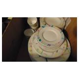 Box of Dinnerware and Box of China