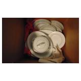 Box of Dinnerware and Box of China