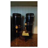 Set of 4 Blue Canisters and Coffee Grinder
