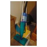 Box of Cleaning Supplies with Wetjet  and Swifer