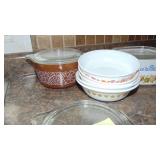 Pyrex, Correlle ware and Corning Ware Pieces