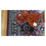 2 - Wooden Clocks and Wooden Bowl