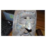 Carved Wooden Animal Figures and Wooden Mask