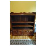 Wood Bookcase, 51" x 51" x 14"