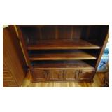 Wood Bookcase, 51" x 51" x 14"