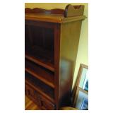 Wood Bookcase, 51" x 51" x 14"