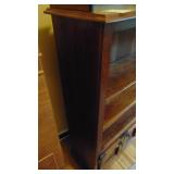 Wood Bookcase, 51" x 51" x 14"