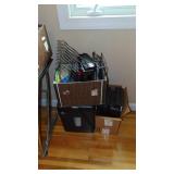 Contents of Corner of the Office, Corner Desk, Chair, File Cabinet, Plus Office Supplies