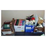 Contents of Corner of the Office, Corner Desk, Chair, File Cabinet, Plus Office Supplies