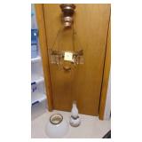 Turn of the Century Oil Hanging Lamp