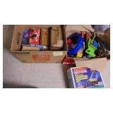 Puzzles, Games, Plastic Train Set and New in Box Building Blocks