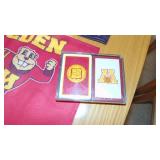 Vikings and Gopher Flags, U of M Cards, KC Cap and 1967 U of M Mug