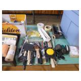 Lot of Spray Paint and Painting Supplies