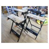 3 Black & Decker Workmate Bench and Vise