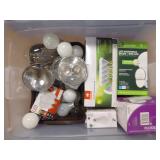 Tote of Light Bulbs