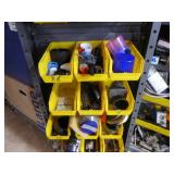 Metal Cabinet Filled with Tools and Garage Items