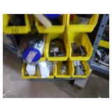 Metal Cabinet Filled with Tools and Garage Items