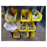 Metal Cabinet Filled with Tools and Garage Items