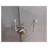 Metal Cabinet Filled with Tools and Garage Items