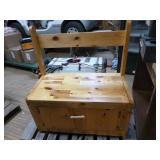Wooden Entry Bench/Toy Box
