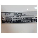 White "Jeans Machine" Sewing Machine