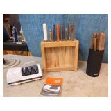 Knives, Sharpeners and Holders