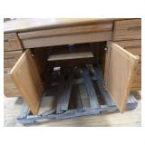 Horn of American Sewing Cabinet with Fold Down Extension