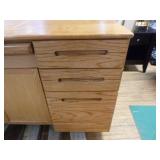 Horn of American Sewing Cabinet with Fold Down Extension