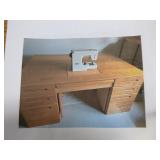 Horn of American Sewing Cabinet with Fold Down Extension