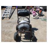 Hose Reel Cart with Hose