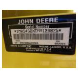 NEW John Deere 54" Quick Hitch Snowblower Attachment