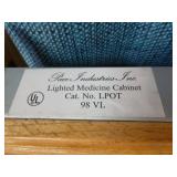 Pace Industries Lighted Medicine Cabinet