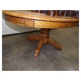 Coffee Table with Unique Wood Slice Clock