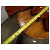 Coffee Table with Unique Wood Slice Clock