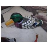 Ice Fishing Decoy, Carved Ducks, and Goose Decoys