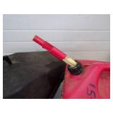 Homelite Chain Saw Case and Plastic 5 Gallon Gas Can