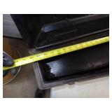 Homelite Chain Saw Case and Plastic 5 Gallon Gas Can