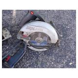 Pair of Skil Saws with Electric Drill