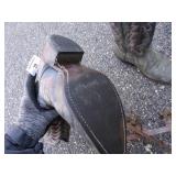 Size 10 Cowboy Boots, Vintage Ice Skates, Motorized Duck Decoy and Duck Decoy with Weight